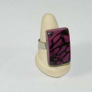 Bague tranche de Tagua