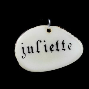 Tranche de tagua gravée prénom Clémence