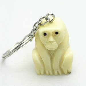 Porte clé singe tagua
