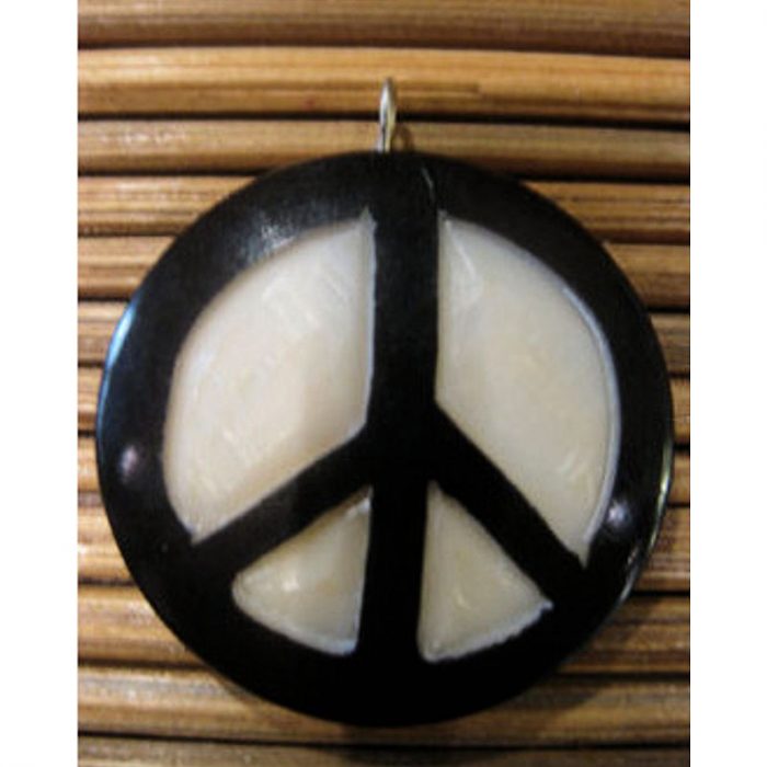 Pendentif peace and love