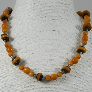 Collier perles de tagua