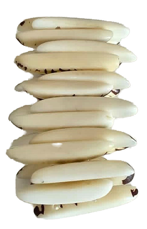 Bracelet tagua couleur naturel