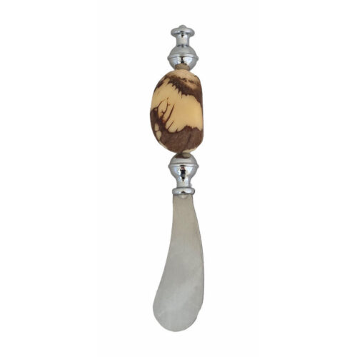 COUTEAU A BEURRE MANCHE EN TAGUA OU IVOIRE VEGETAL