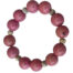 bracelet tagua rose et graines Bodhi artisanal
