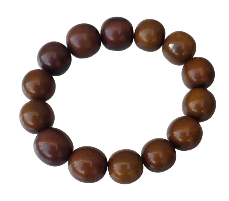 bracelet tagua marron artisanal