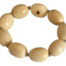 bijou naturel tagua perles acier fait main
