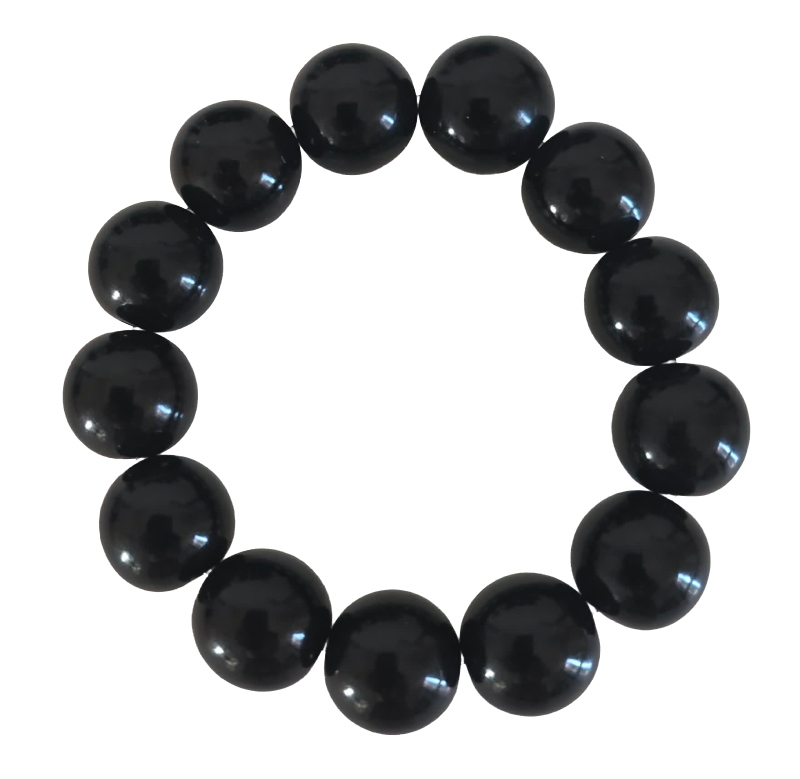 bracelet tagua noir artisanal